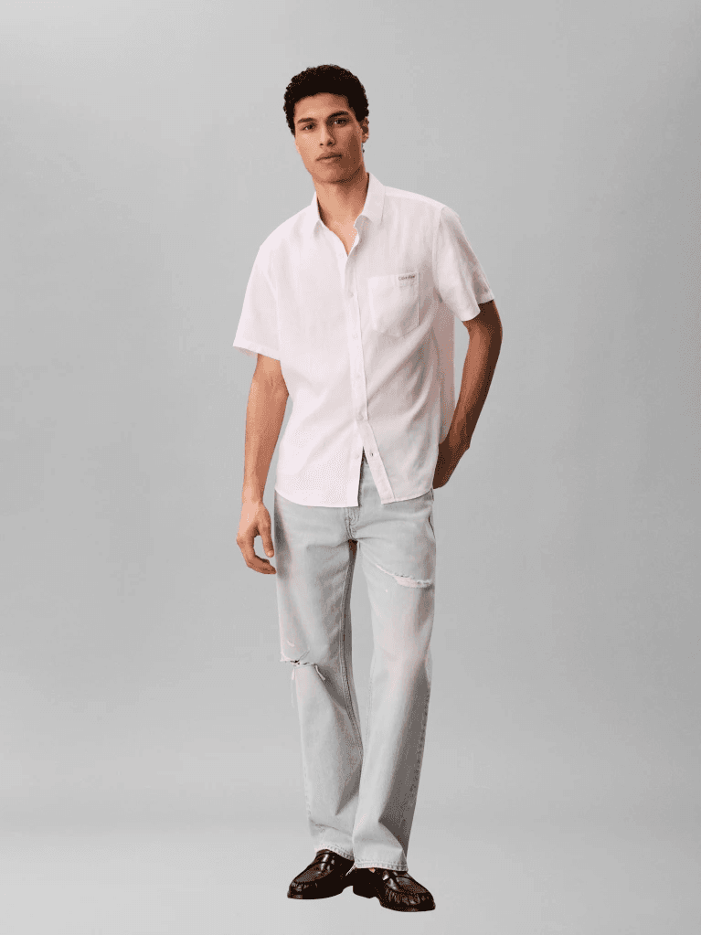 Men's Shirts Calvin Klein White