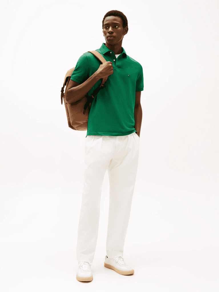 Men's Polo Shirts Tommy Hilfiger Green