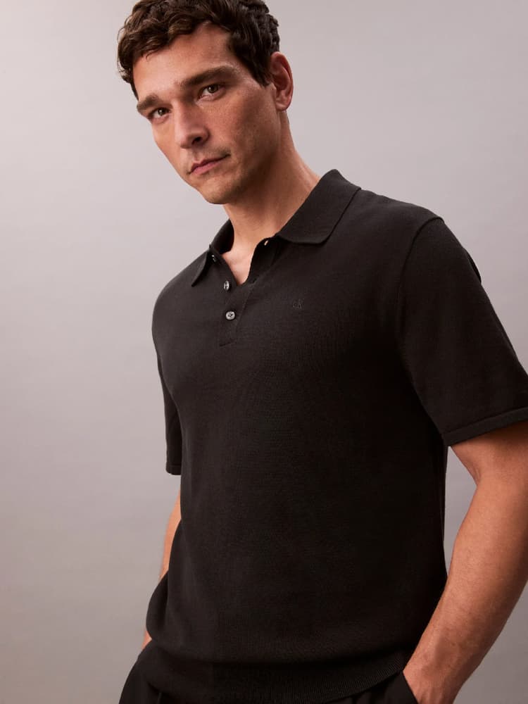 Men's Polo Shirts Calvin Klein Black