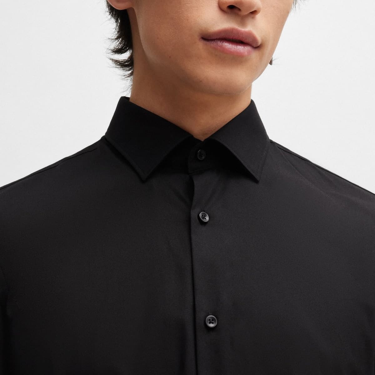 Ανδρικό Kenno Πουκάμισο Μαύρο HUGO 50289499-001