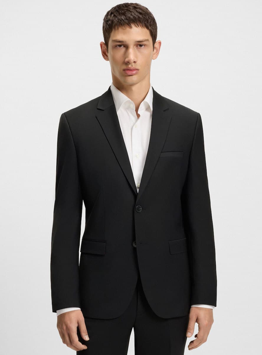 Men's Suits Hugo Black