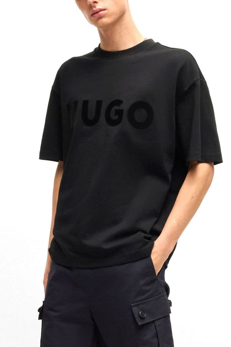Men's T-Shirts Hugo Boss Black