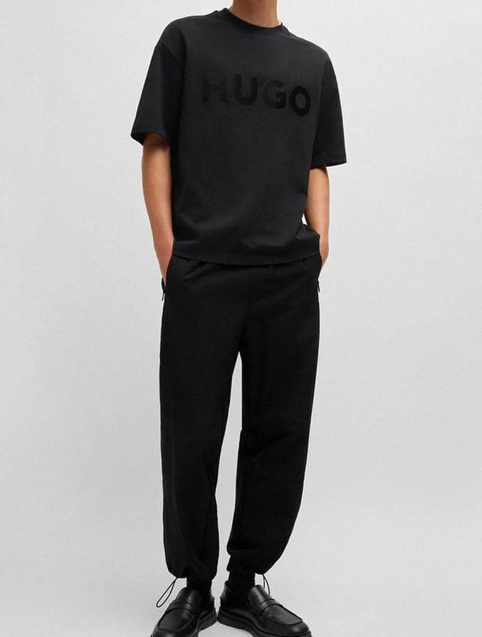 Men's T-Shirts Hugo Boss Black