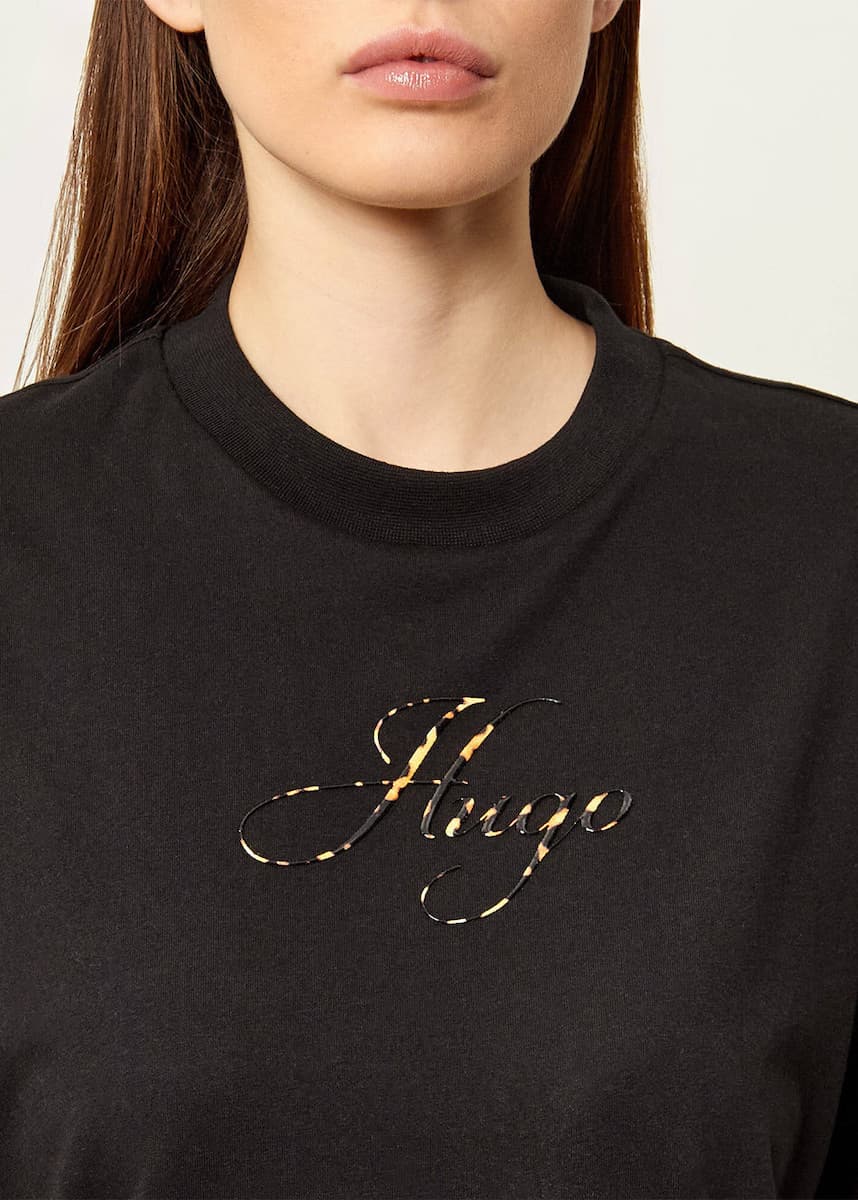 Γυναικείο Vintage T-shirt Μαύρο HUGO 50560566-001