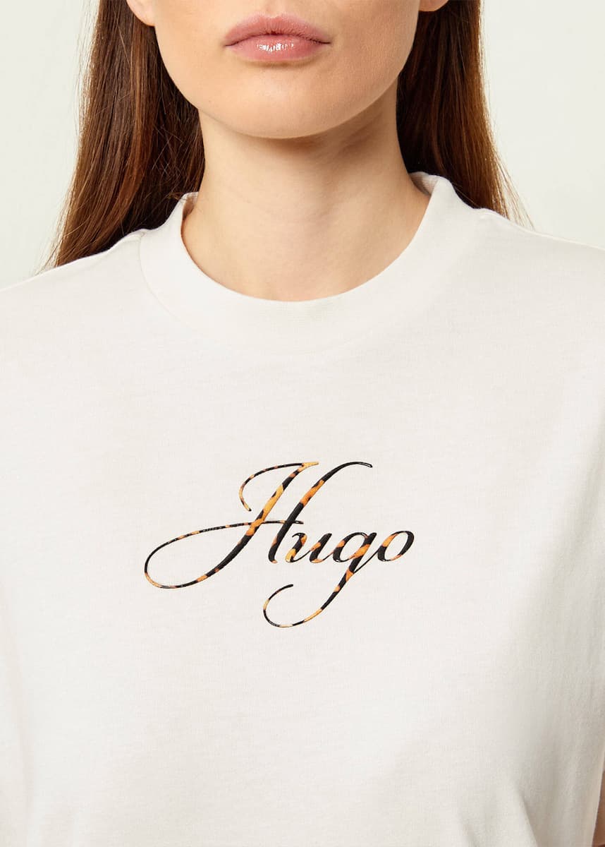 Γυναικείο Vintage T-shirt Λευκό HUGO 50560566-102