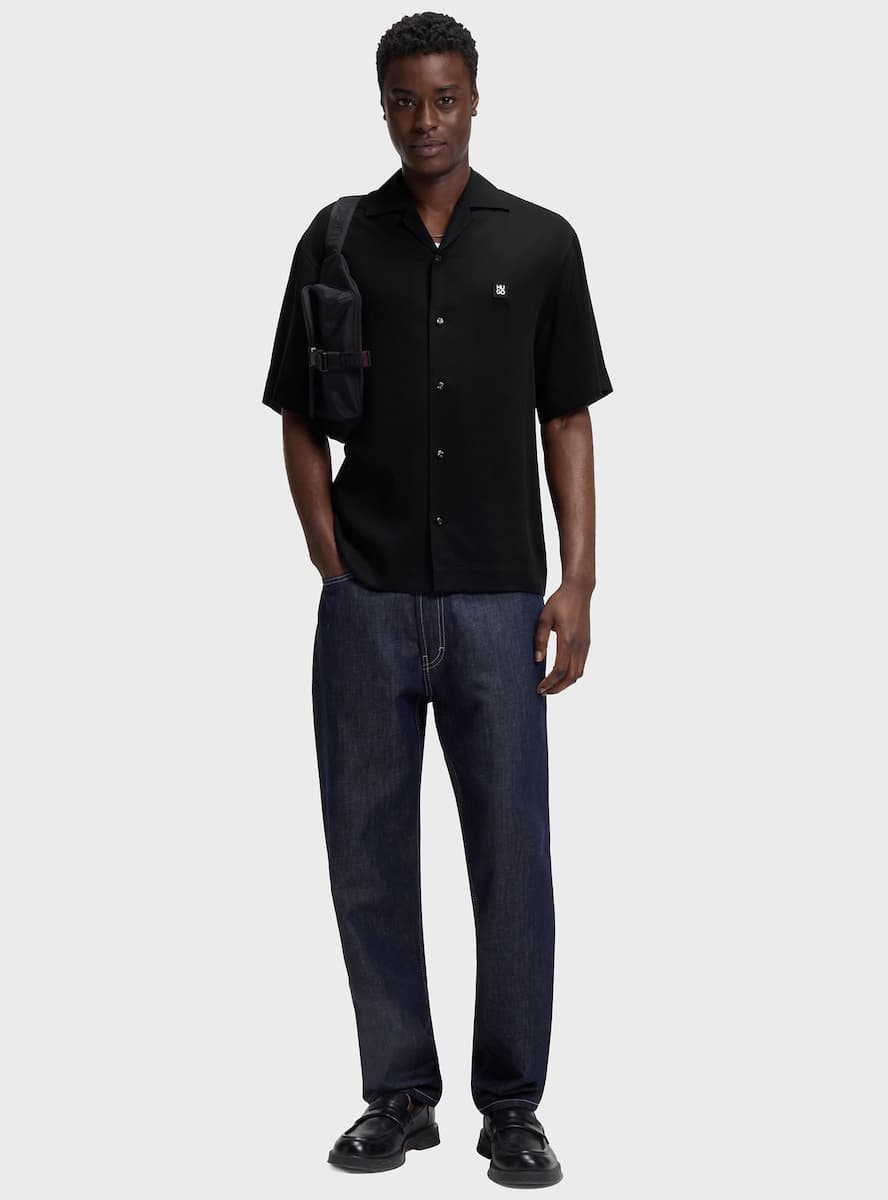 Men's Shirts Hugo Black