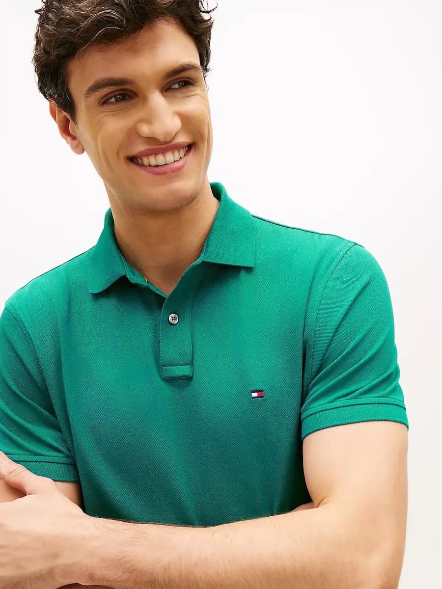 Ανδρικό 1985 Regular Polo Πράσινο Tommy Hilfiger MW0MW17770-L70