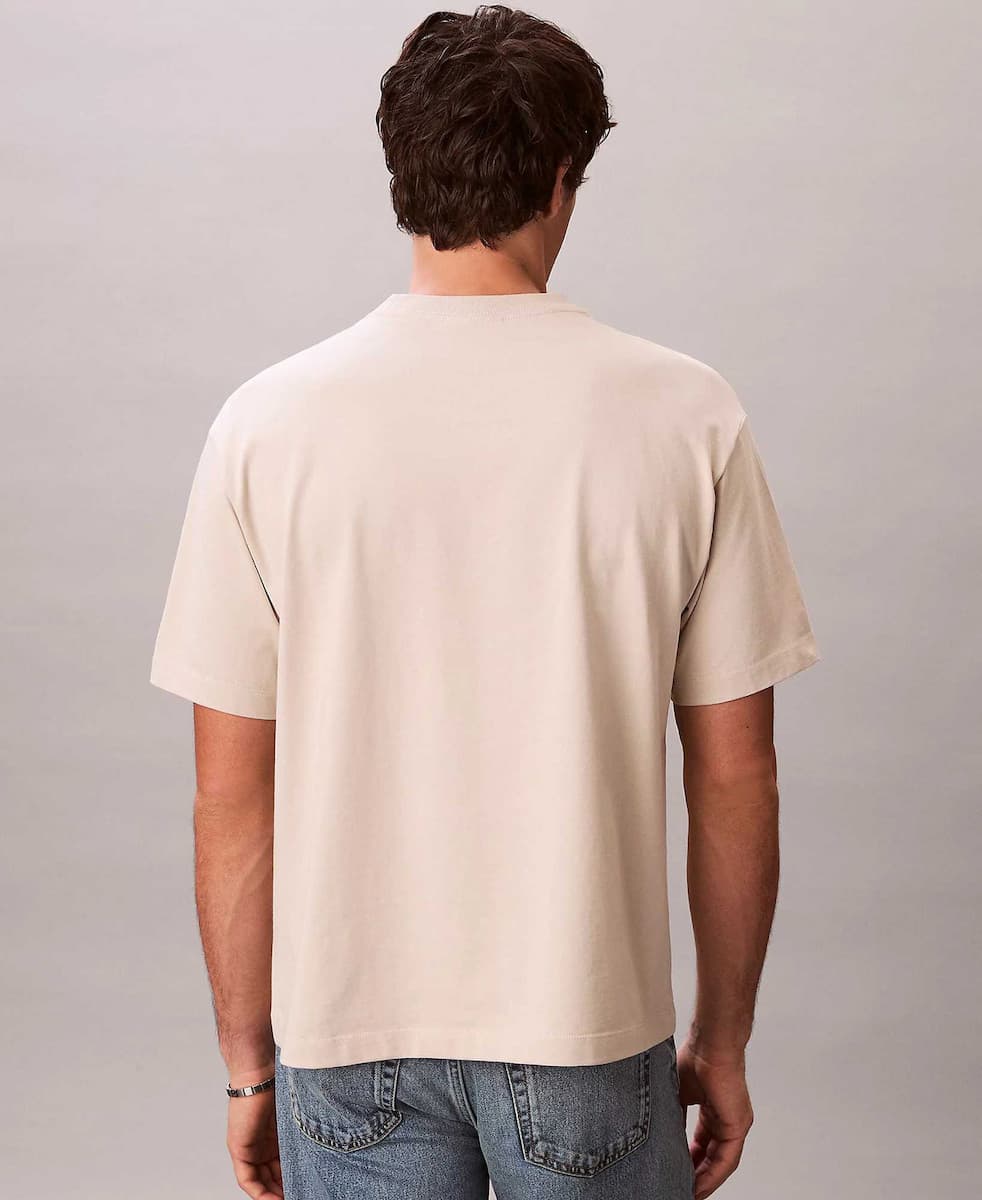 Men's T-Shirts Calvin Klein Beige