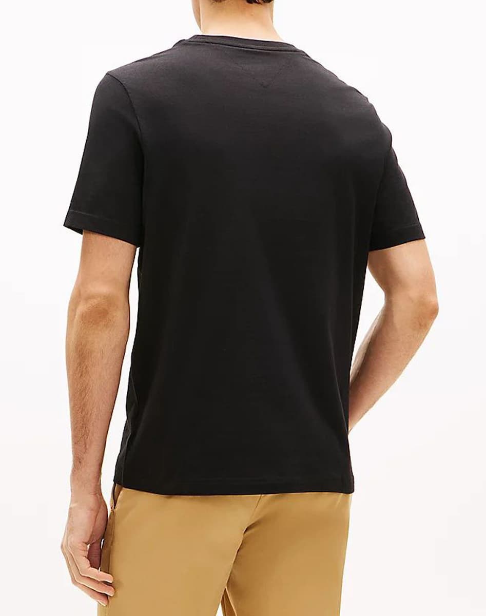 TOMMY HILFIGER BRAND LOVE MONO STACK TEE MW0MW42365-BDS Black