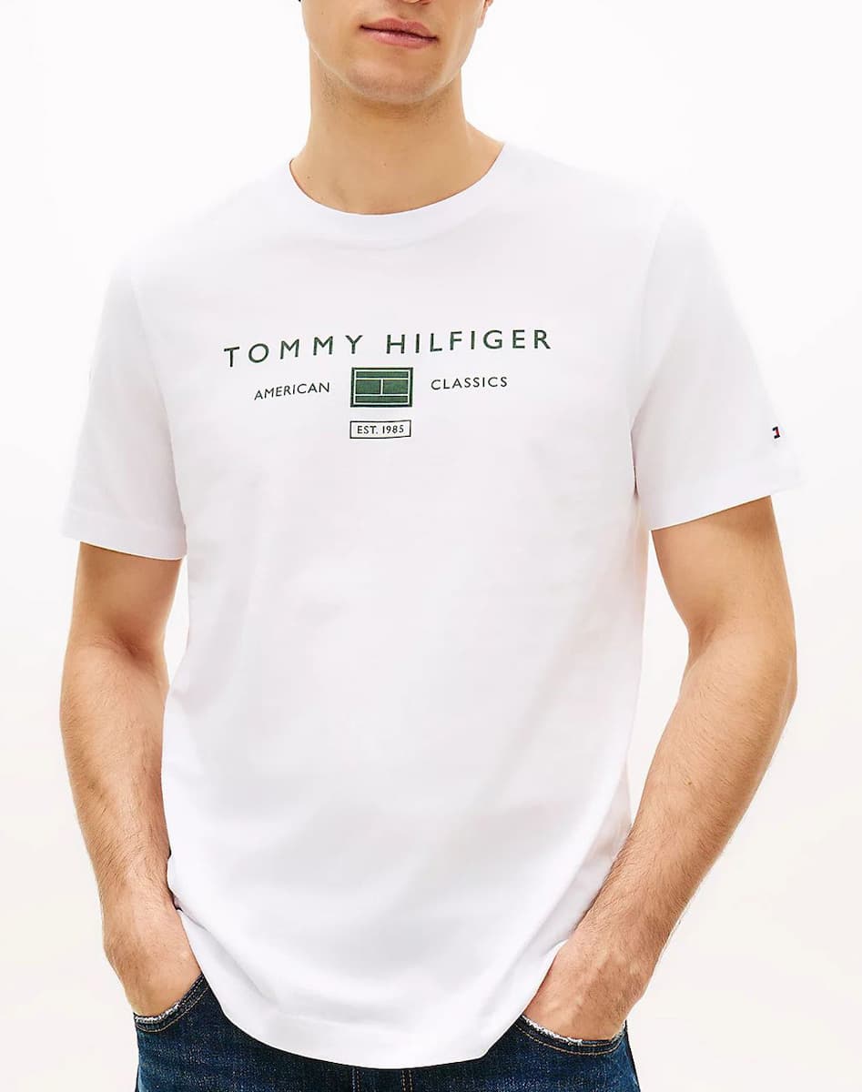 Men's T-Shirts Tommy Hilfiger White
