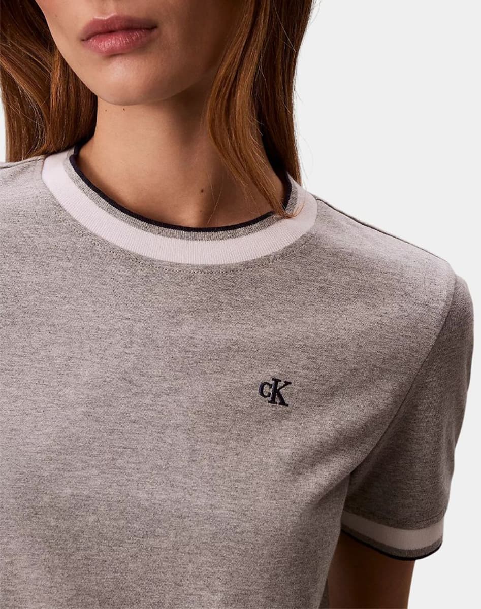 Γυναικείο T-shirt Γκρι Calvin Klein LV047F226G-P79