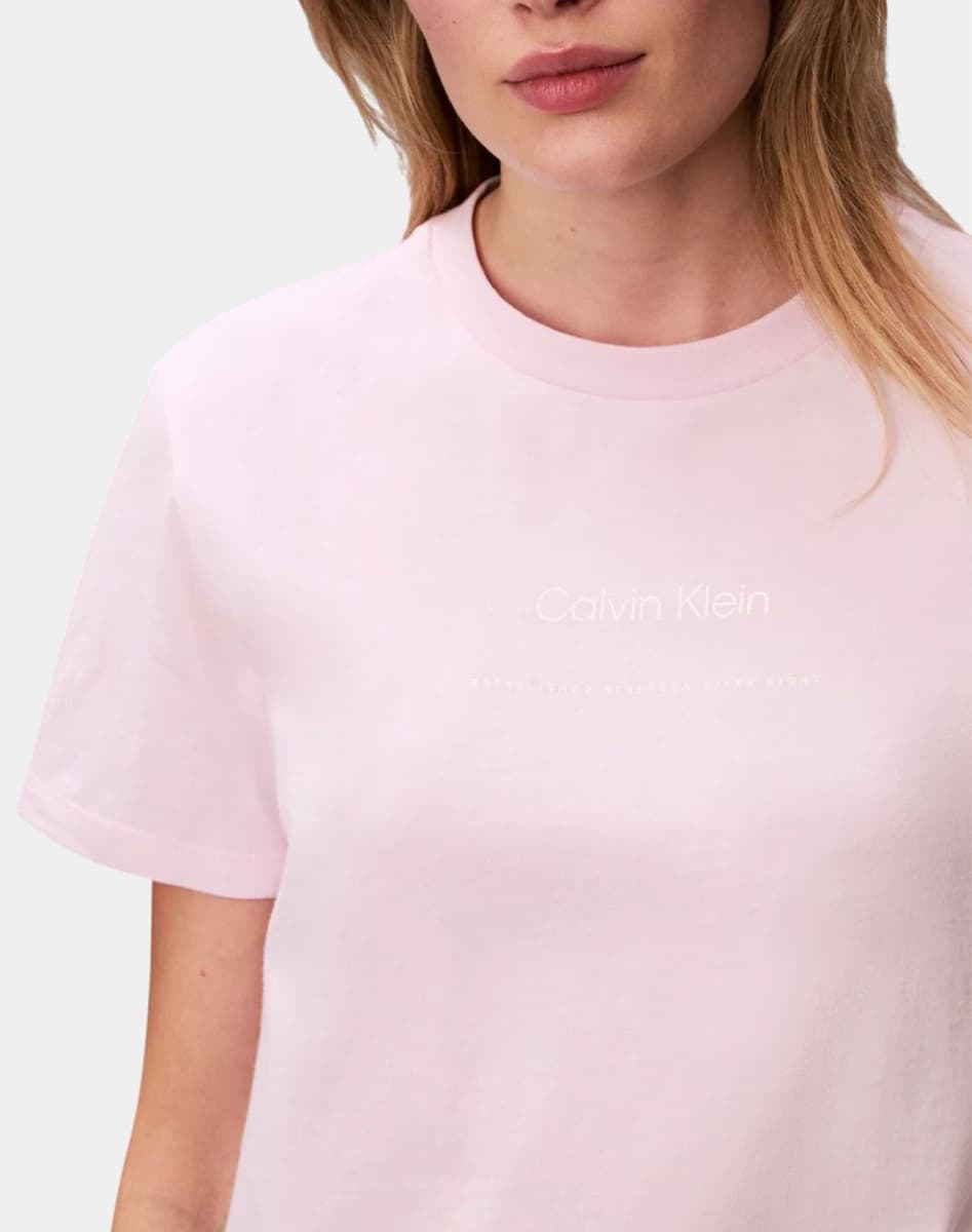 Γυναικείο T-shirt Ροζ Calvin Klein LV047C811G-8Z6