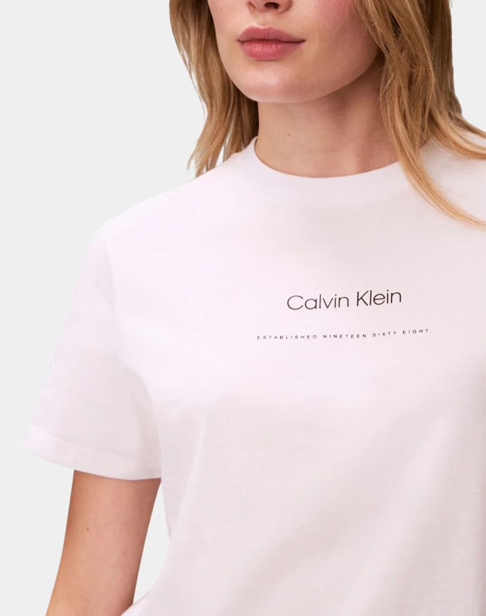 Γυναικείο T-shirt Λευκό Calvin Klein LV047C811G-YAF