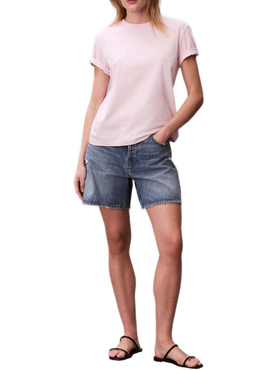 Γυναικείο T-shirt Ροζ Calvin Klein LV047C811G-8Z6