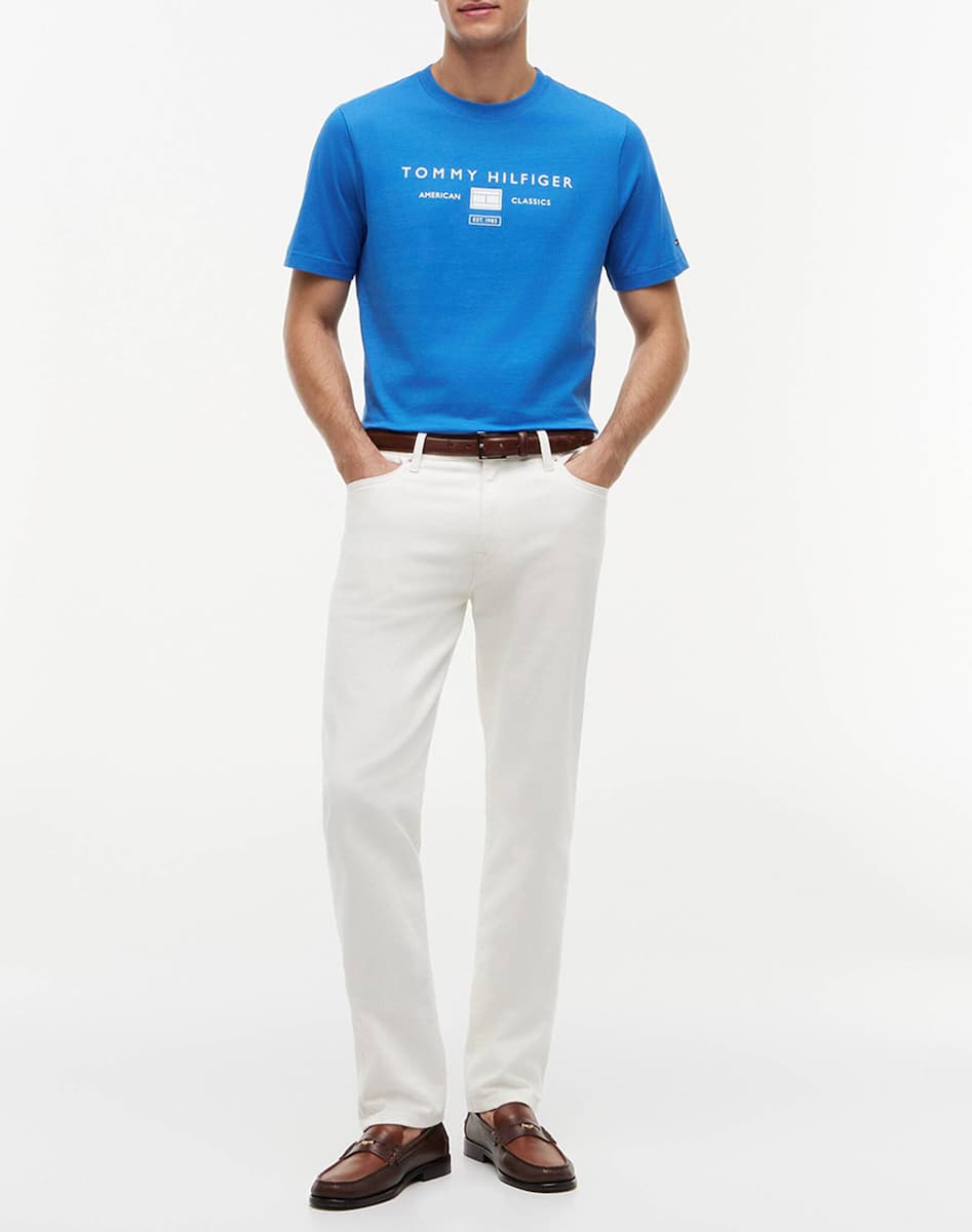 Ανδρικό T-shirt Μπλε Tommy Hilfiger MW0MW42365-C4U