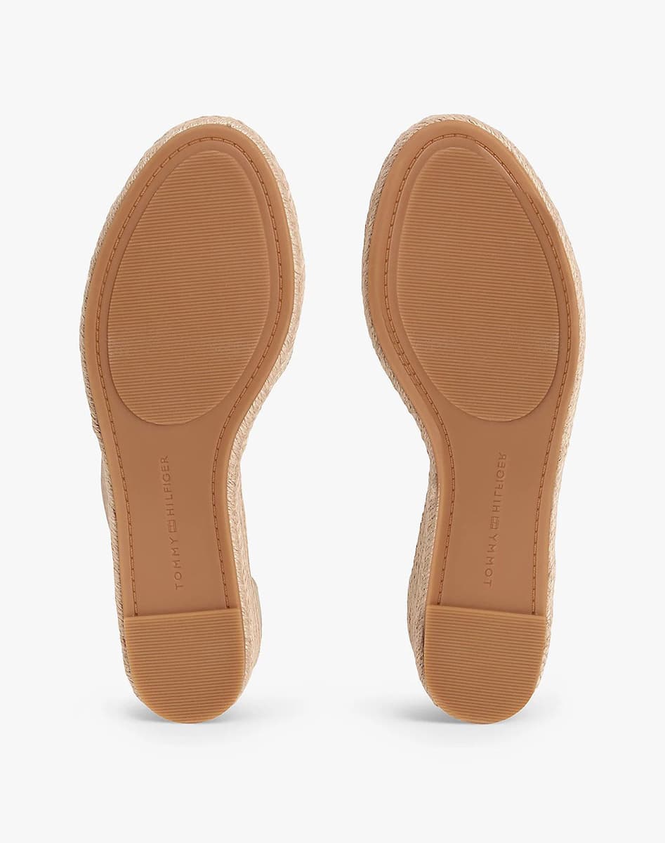 Γυναικείες Δερμάτινες Πλατφόρμες Χρυσές Tommy Hilfiger FW0FW09333-0HS