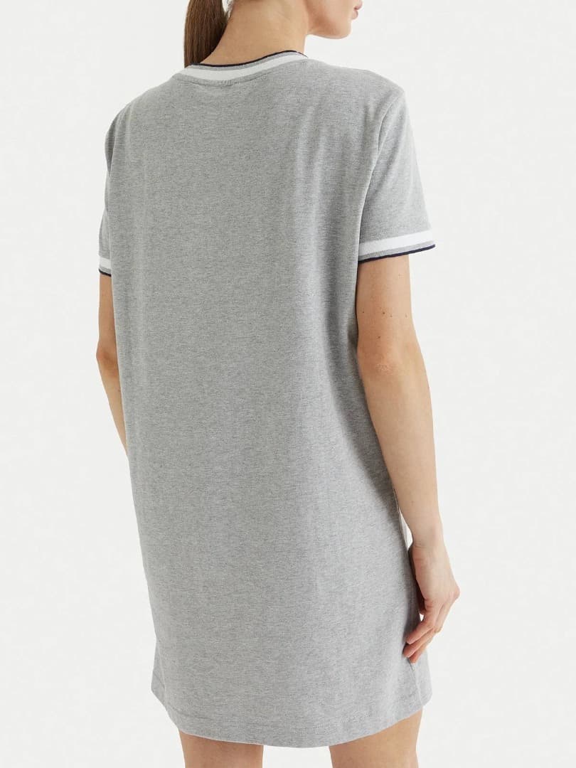 CALVIN KLEIN SS CTN MONOGRAM STRIPE TRIM MINI LV047F248G-P79 LightGray