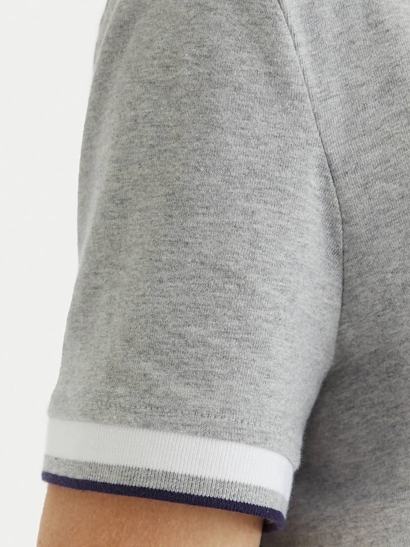 CALVIN KLEIN SS CTN MONOGRAM STRIPE TRIM MINI LV047F248G-P79 LightGray