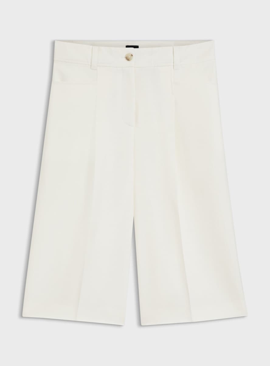 Women's Shorts Boss White