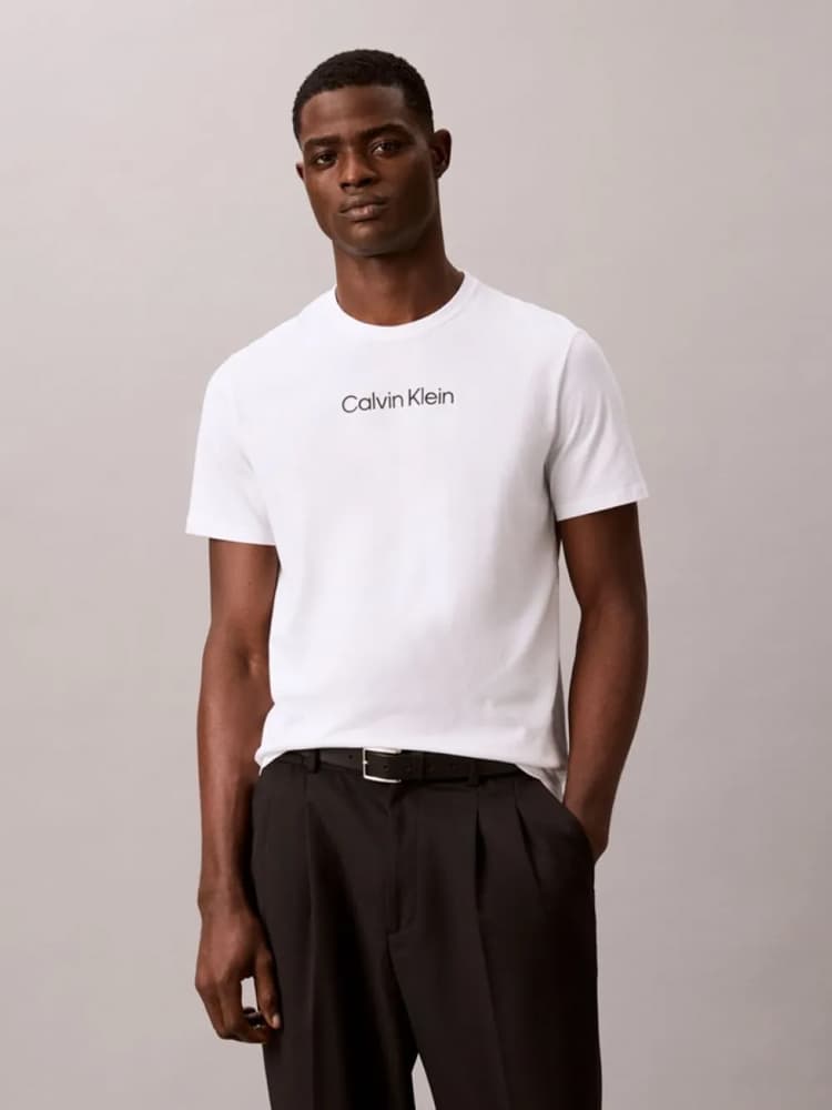 Ανδρικό T-shirt Λευκό Calvin Klein LV04LD230G-YAF