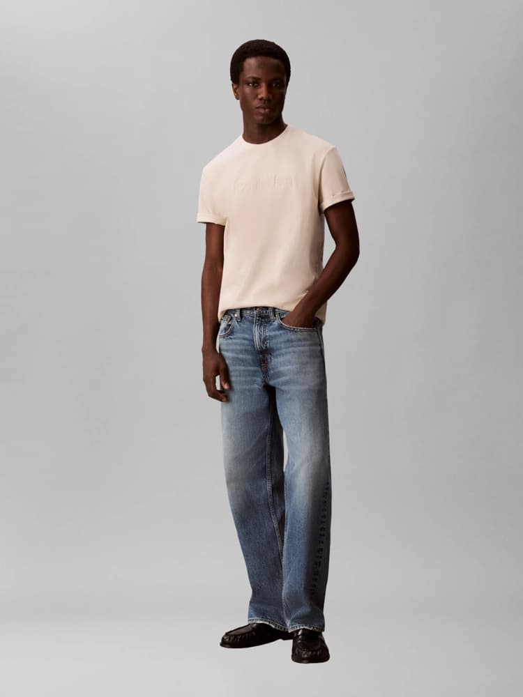 Men's T-Shirts Calvin Klein Beige