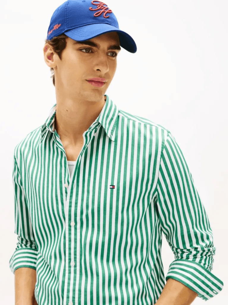 Men's Shirts Tommy Hilfiger Green