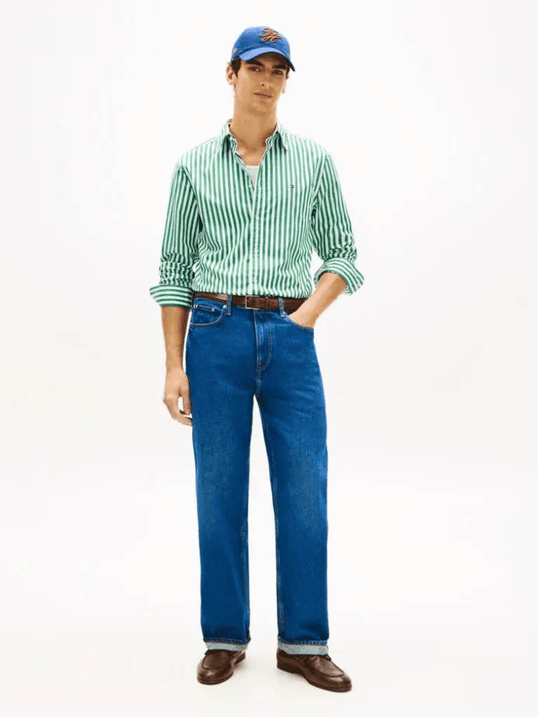 Men's Shirts Tommy Hilfiger Green