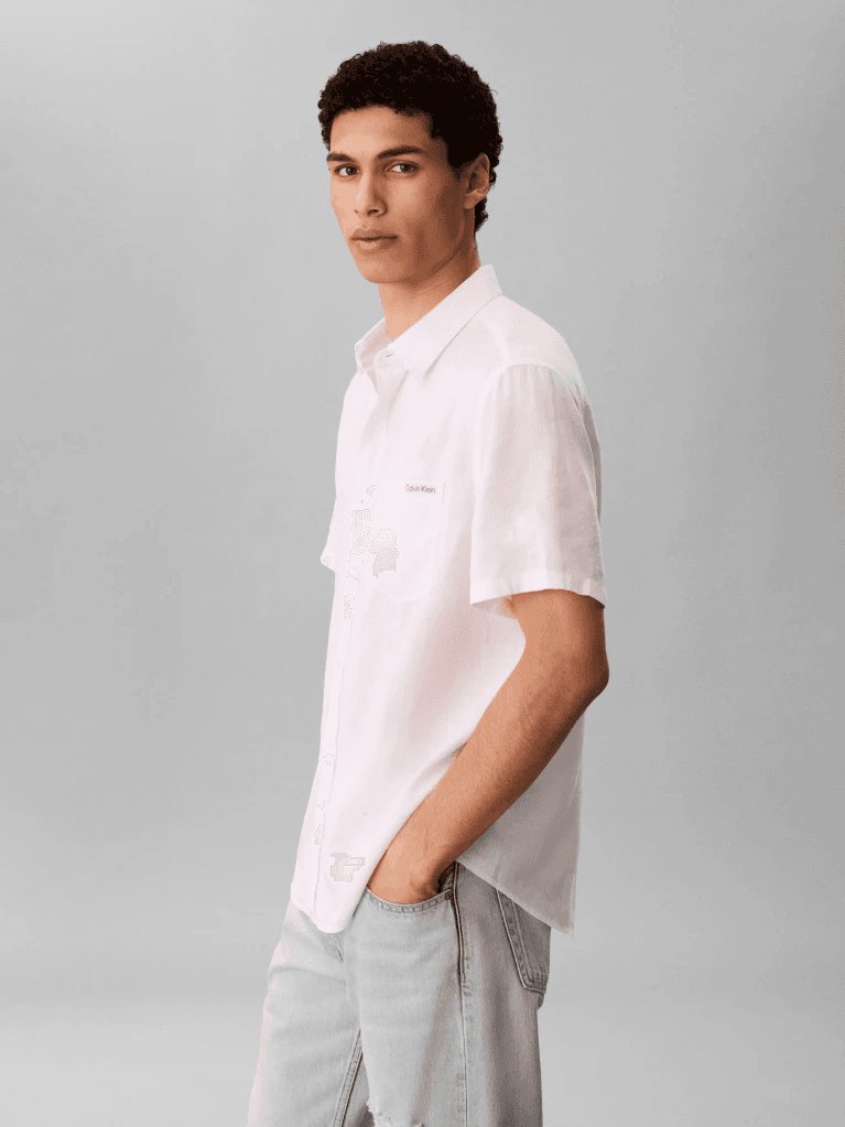 Men's Shirts Calvin Klein White