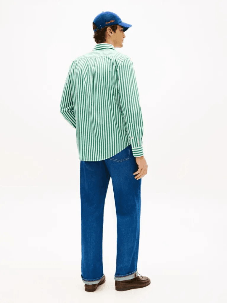 Men's Shirts Tommy Hilfiger Green