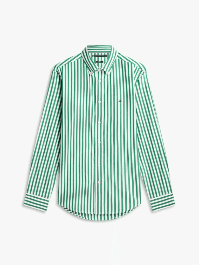 Men's Shirts Tommy Hilfiger Green