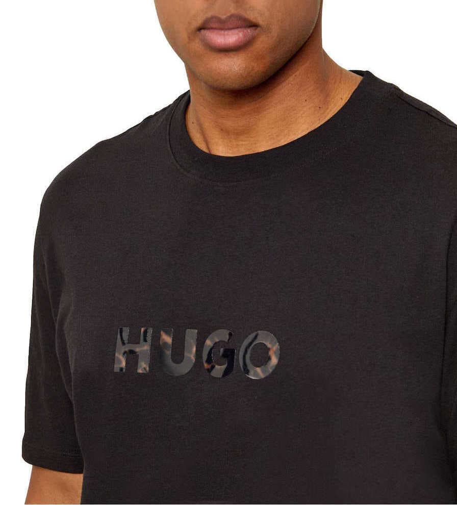Men's T-Shirts Hugo Black