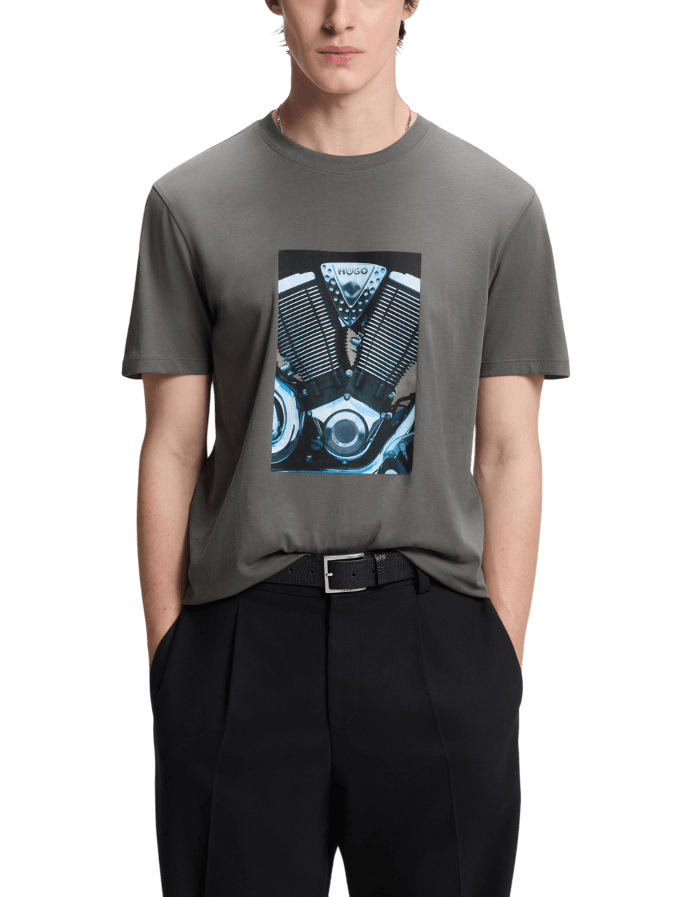 Men's T-Shirts Hugo Black