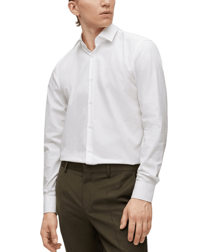 Ανδρικό Kenno Πουκάμισο Λευκό HUGO 50289499-199