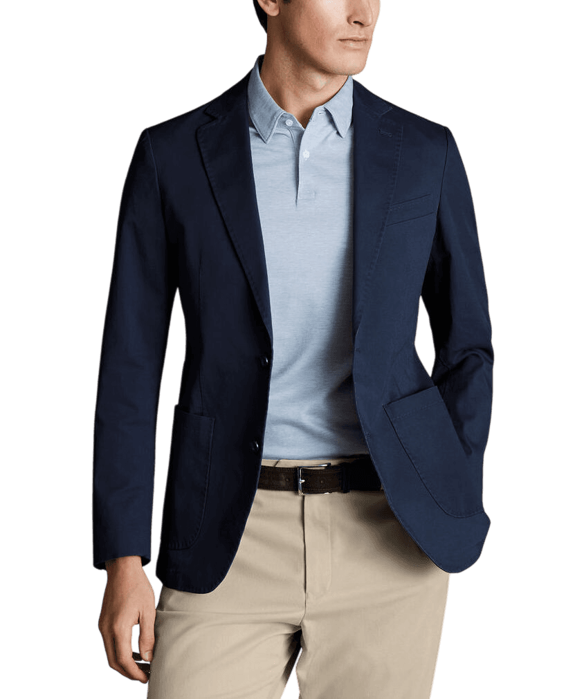 Ανδρικό Hanfred Σακάκι Navy Μπλε HUGO 50559113-405