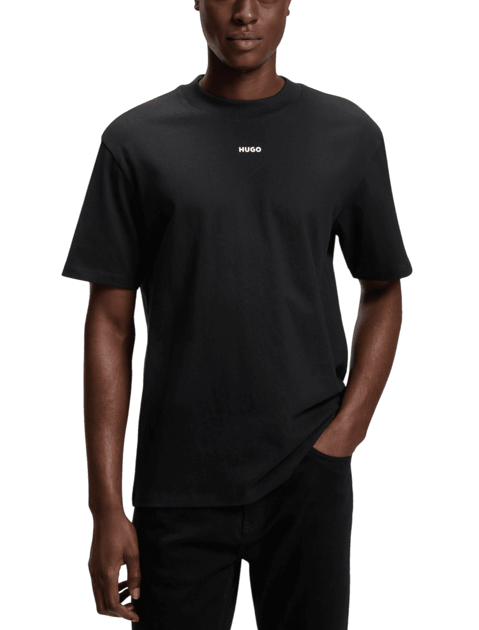 Men's T-Shirts Hugo Black