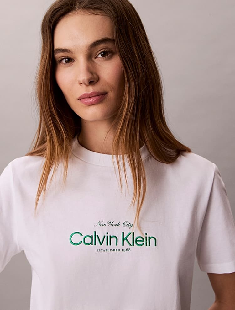 Women's T-Shirts Calvin Klein White