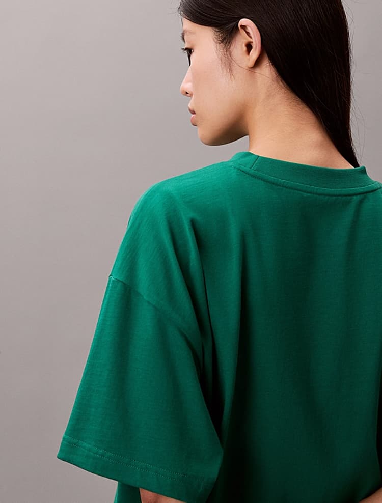 Women's T-Shirts Calvin Klein Green