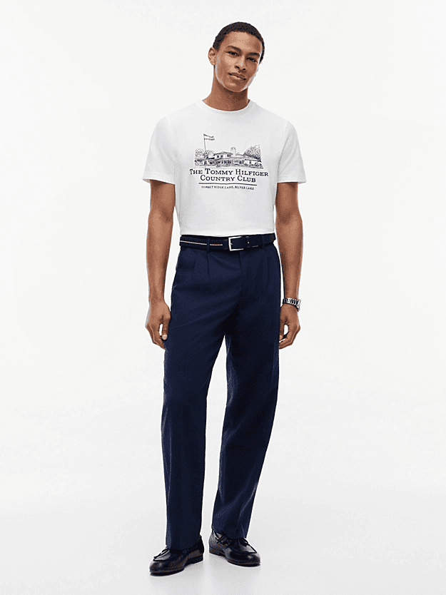 Men's T-Shirts Tommy Hilfiger White