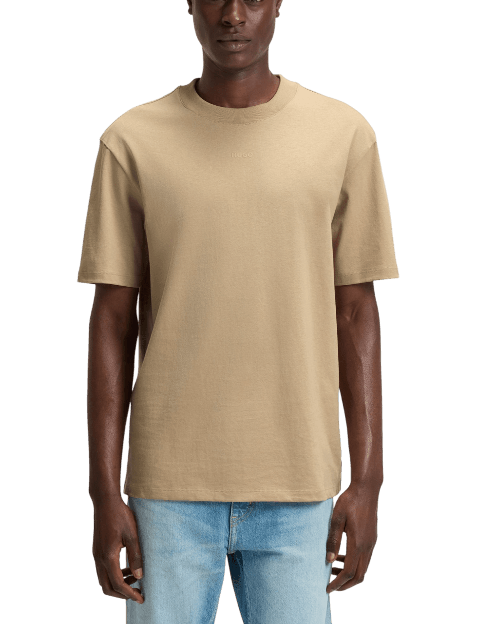 Men's T-Shirts Hugo Beige