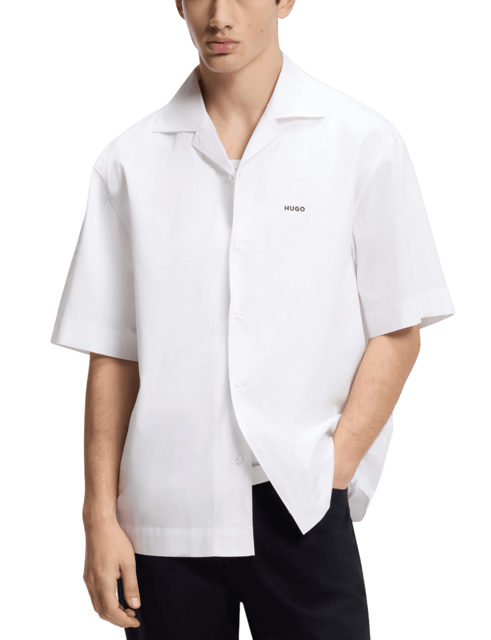 Men's Shirts Hugo White