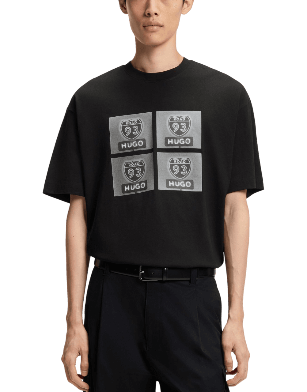 Men's T-Shirts Hugo Black