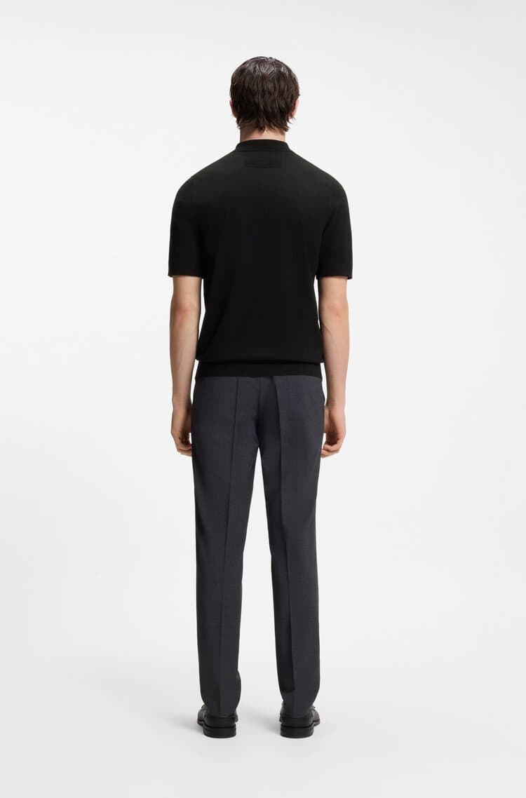 Ανδρικό San Peter Πλεκτό Polo Μαύρο HUGO 50536672-001