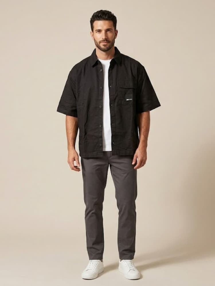 Men's Shirts Karl Lagerfeld Black