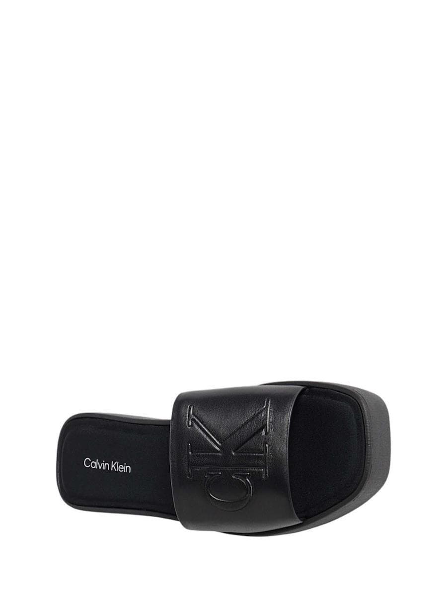 Γυναικείες Δερμάτινες Παντόφλες Calvin Klein HW0HW03026-0GJ