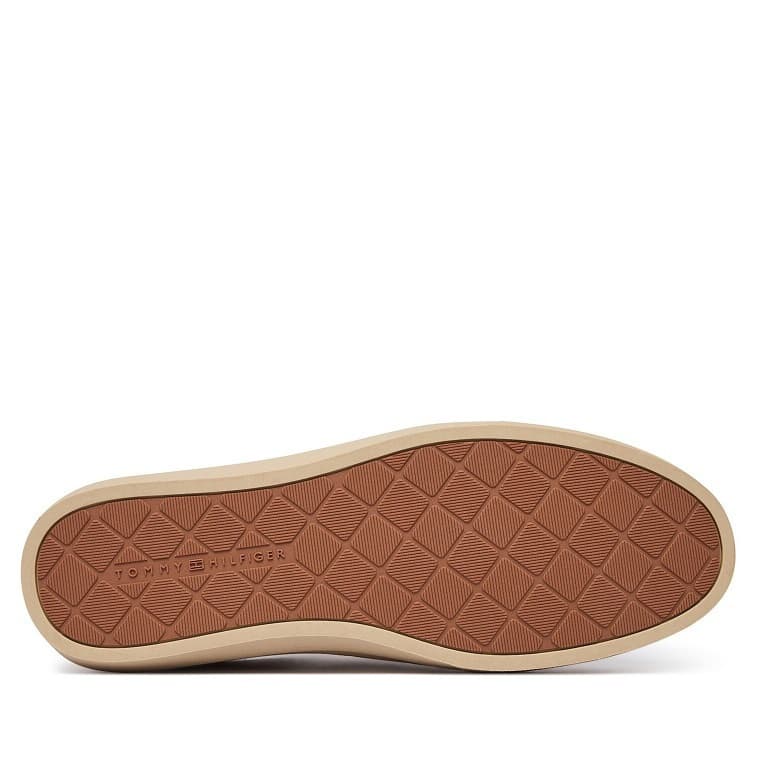 Ανδρικά Δερμάτινα Sneakers Μπεζ Tommy Hilfiger FM0FM05829-RBT