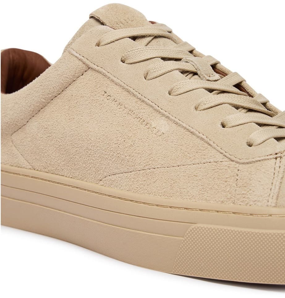 Ανδρικά Δερμάτινα Sneakers Μπεζ Tommy Hilfiger FM0FM05829-RBT