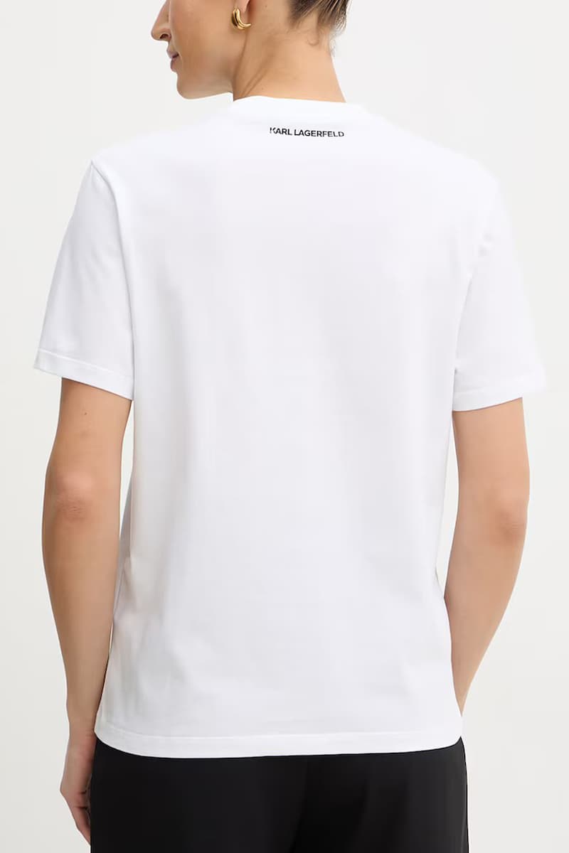 Women's T-Shirts Karl Lagerfeld White