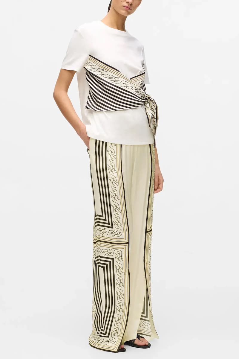 Women's Pants Karl Lagerfeld Beige