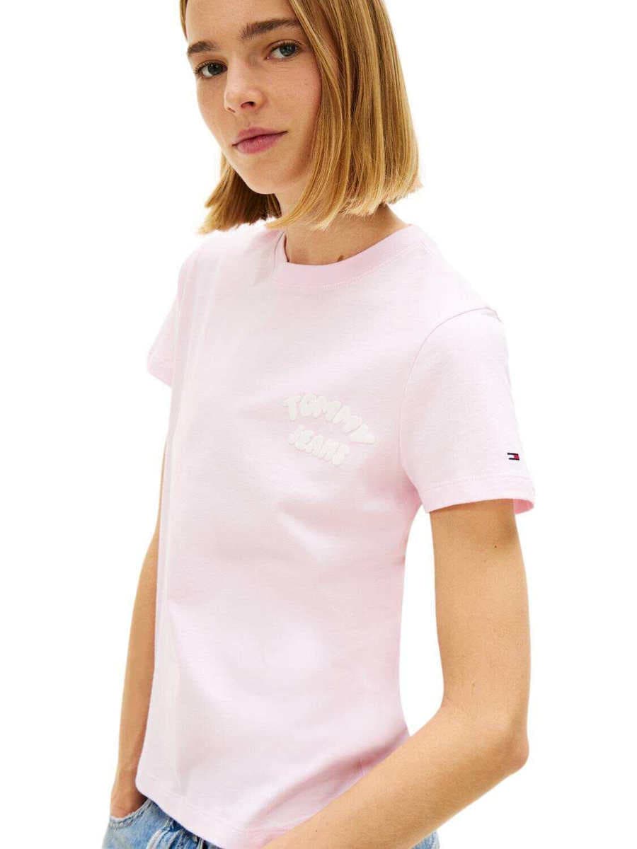 Women's T-Shirts Tommy Hilfiger Pink