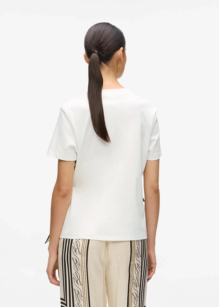 Women's T-Shirts Karl Lagerfeld Beige